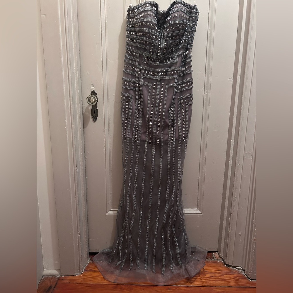 Elegant Jasz Couture Strapless Evening Gown